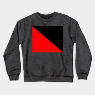 Anarcho-Syndicalism Flag - Plain and Simple Crewneck Sweatshirt